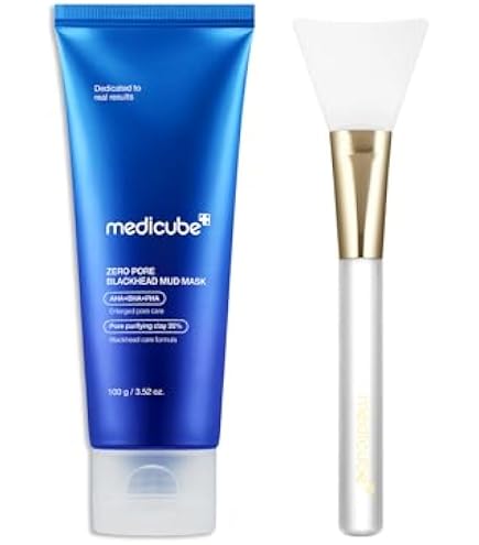 Amazon.com : medicube Zero Pore Mud Mask and Brush Set: Zero Pore