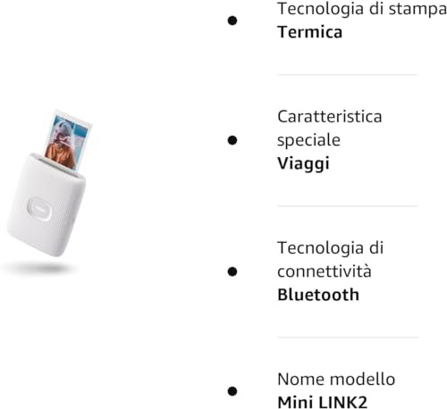 Mini LINK2 Clay White, Impresora para teléfonos, Blanca