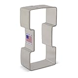 Ann Clark Letter I Cookie Cutter - 3.25 Inches - Tin Plated Steel