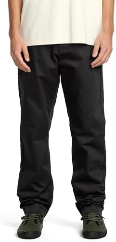 Volcom Men's Frickin Relaxed Chino Pant Black 28 at Amazon Men's