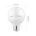 LEDGLE 5W Globe Light Bulbs G25 E26 LED Bulbs 50W Incandescent Bulb Equivalent,500lm Vanity Light Bulbs 3000K Warm White, 270 Beam Angle, Make Up Light Bulbs, Non-Dimmable (5 Pack)