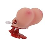 Aland Women Jumping Boobie Breast Wind Up Toy Hen Party Novelty Gag Gift Prank Supply