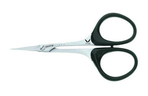 Kretzer Finny 765609 (65609) 3.5"/ 9cm - Cuticle / Embroidery / Fly-fishing / Thread Scissors, Curved Blades