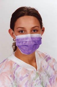 BOX OF 50 PROCEDURE FACE MASK Earloop X-Safe Masks Multi-Color