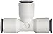 Legris 6304 56 00WP2 LIQUIfit Push-to-Connect Fitting, Union Tee, 1/4