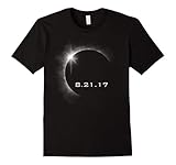 Mens Total Solar Eclipse Summer August 21st 2017 T Shirt XL Black