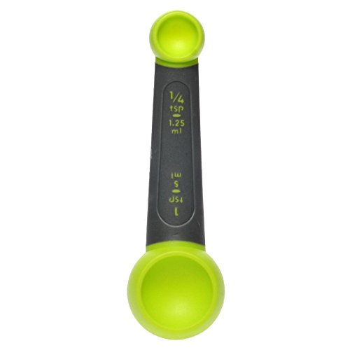Zeal Lime Green 4 in 1 Double Sided Teaspoon Tablespoon Kitchen