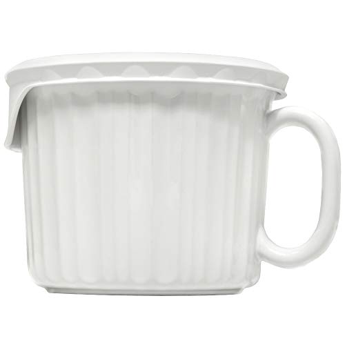 Corningware 20Ounce Oven Safe Meal Mug with Vented Lid, French White Pricepulse
