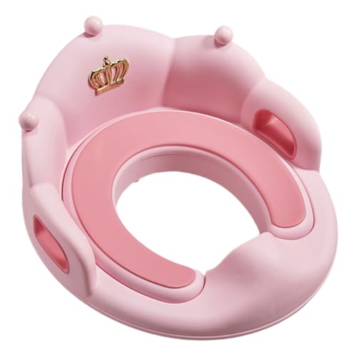 Toilet Seats For Boys Girls Potty Training Toilet Seats With Handle Splash Guard Rubber Rims Children Potty Seats
