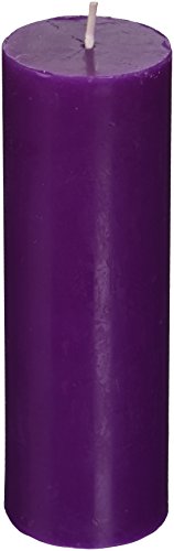 Zest Candle Pillar Candle, 2 by 6-Inch, Purple