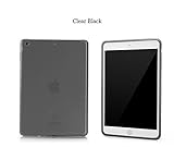 iPad Mini Case, Mocase Ultra-Thin Clear Soft Skin TPU Rubber Gel Protective Case for iPad Mini / iPad Mini Retina (TPU-Black)