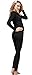 Women's Ultra Soft Thermal Underwear Top & Bottom Set With Fleece Lined