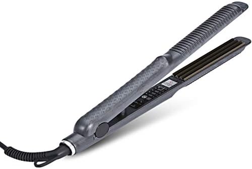 Straight hair clip 2020 Professional Temperature Control Titanium Electronic Hair Straighteners Corrugated Curler Crimper Waves Iron Tools