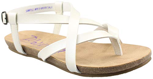 Blowfish Women's Granola Fisherman Sandal (11 B(M) US, White) - Thumbnail 3