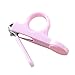 Safety Baby Nail Clippers Set with Scissors 2 piece suit，The Best Grooming Kit Baby Shower Gift for Girls and Boys，Newborn or Infant (pink)