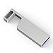 TOPESEL 32GB USB 3.0 Flash Drive Metal Memory Stick Waterproof Thumb Drives, Silver