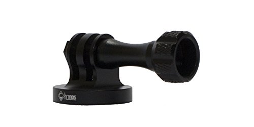 Chronos Aluminum Alloy Metal GoPro Tripod / Monopod Mount with Aluminum Thumbscrew for GoPro Session, Hero 7, 6, 5, 4, 3+, 3, 2, 1 HD, Black - Thumbnail 3