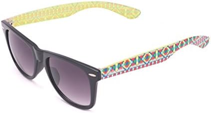 Soleil BROOKLAND, Floral or Aztec Frame Patterns, Purple Gradient PC Lens