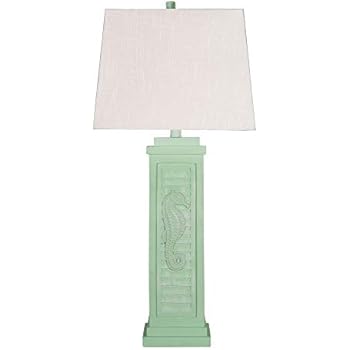 Misc Oceanic Pastel Seahorse Lamp Coastal Vintage Seahorse