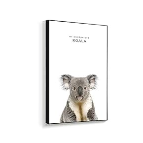Framed Canvas Wall Art for Living Room, Bedroom Koala Canvas Prints for Home Decoration Ready to Hanging - 16x24 inches