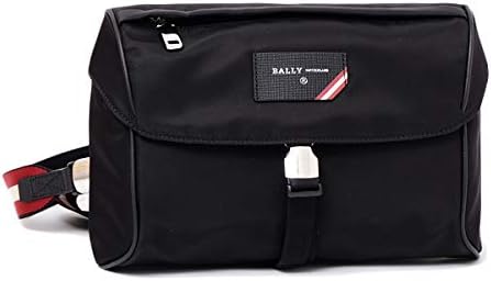 Amazon バリー Bally ナイロン スリングバッグ ボディーバッグ ブラック メンズ Falkon 0 Black Bally バリー ボディバッグ ワンショルダー