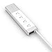 TROND Prime 4-Outlet Power Strip with USB Charger (4-Port Smart, 30W/6A) and 5 Feet Power Cord, Made of Fire-Proof PC & Aluminum