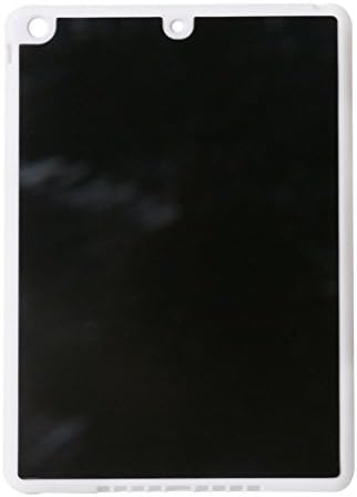 Accessory Crunch Anti-Gravity Selfie Case for iPad Air, Hands Free Nano Suction Stick to Glass, Tile, Car GPS, Most Smooth Surface - Black on White