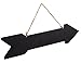 Juvale Hanging Chalkboard Directional Arrow Sign for Party and Decoration, 15.5 x 4 Inches