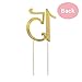 15 Cake Topper - Premium Gold Metal - 15th Birthday or Anniversary Party - Sparkly Rhinestone Quinceanera Cake Topper Decoration Makes a Great Centerpiece - Now Protected in a Box
