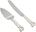 Interlocking hearts design cake knife/server set- 1