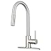 Bellevue Kitchen Faucet by Pacific Bay (Brushed Satin Nickel) - Features an In Line Pull Down Sprayer with Multiple Spray Functions and an Eco Friendly Water and Energy Saver - New 2018 Model