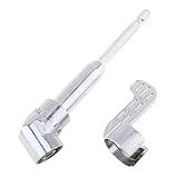 【The Best Deal】OriGlam 1/4 Inch 105 Degree Angle Extension Socket Holder Adapter, Hex Magnetic Screwdriver Angled Bit Holder, Right Angle Driver Screwdriver Power Drill Repair Tool