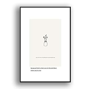 Framed Canvas Wall Art for Living Room, Bedroom Simple Words Canvas Prints for Modern Home Decoration Ready to Hang - 16"x24" inches