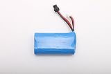 Babrit Durable 1500mah 7.4V Battery for Babrit Tempo 1 2.4GHz High Speed Remote Electric Boat RC Boat-Red color