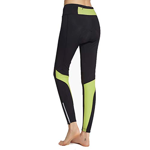 image for BELE ROY Womens Cycling Pants Padded Long Bike Bicycle Tights Capri Pa