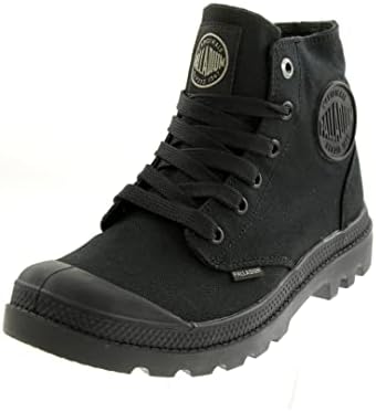 Palladium Unisex Mono Chrome Hi-Top Sneaker Boots - Canvas Upper, Rubber Toe Cap, Durable Outsole, Urban Style (High-Top Lace-Up) - View #4