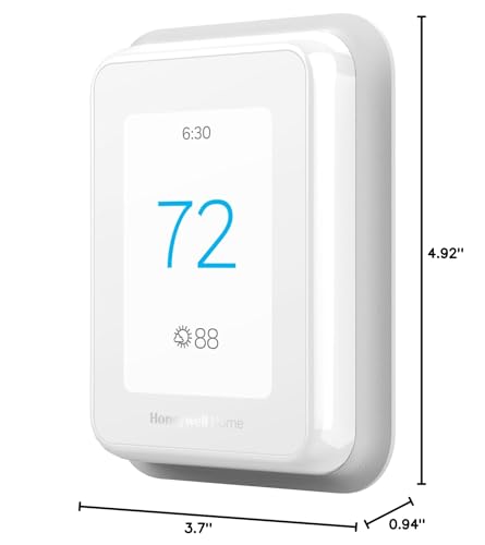 Honeywell Home T9 WiFi Smart Thermostat with 1 Smart Room Sensor, Touchscreen Display, White - View 3