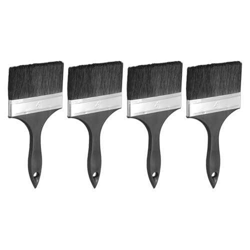 HARFINGTON 4pcs Paint Brush 3.9" Flat Painting Brushes Chip Paint Brushes at Amazon