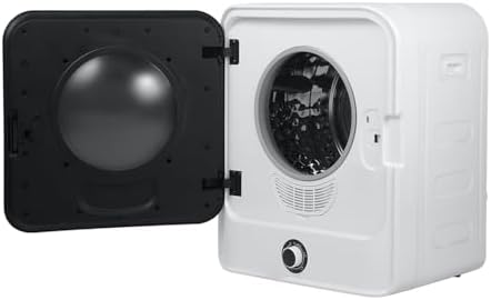 GB415 Elektrischer Wäschetrockner | 3 kg Füllgewicht | Einstellbare Trockenzeit 20-180 Minuten | 830 W Leistung | Ablufttrockner für Kleidung | Freistehend oder Wandmontage