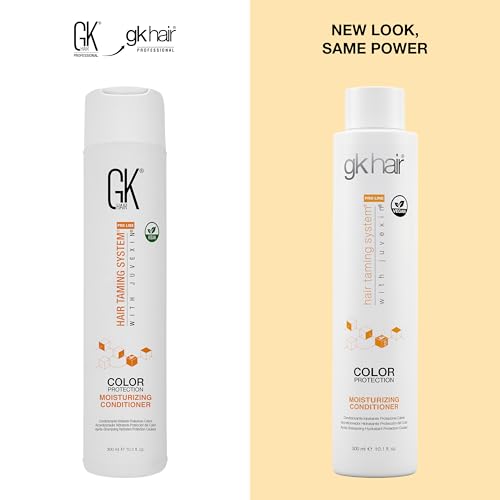 GK HAIR Global Keratin Moisturizing Conditioner (300ml/10.1 Fl Oz) Hydrating Color Protection Dry Damage Curly Frizzy Thinning Color Treated Hair Repair Organic Paraben Sulfate Free All Hair Types