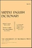 Middle English Dictionary, , 0472012150