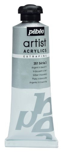 Pbo-Extra-Fine-Artist-Acrylic-Art-Paint-Iridescent-Silver-60ml
