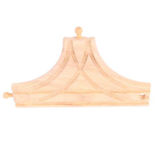 Bigjigs Rail T-Junction Track (Pack of 2) - Other Major Wooden Rail Brands are Compatible