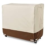 SONGMICS Heavy Duty Log Rack Cover Waterproof Firewood Cover 4ft UGLC48M