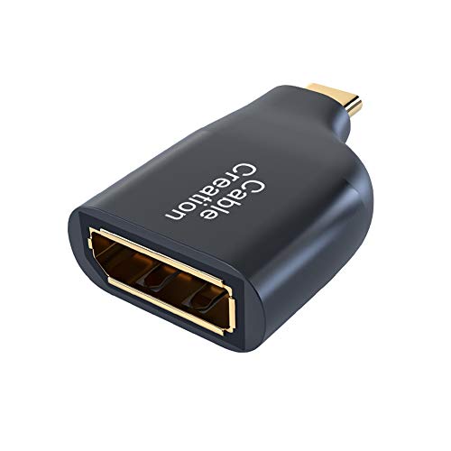 USB C to DP 4K, CableCreation USB Type C (Compatible Thunderbolt 3) to DisplayPort&nbsp;Adapter, Compatible with Oculus&nbsp;Rift&nbsp;S, MacBook Pro 2018 2019, iPad Pro/iMac 2018, Surface Book 2, Yoga 920, XPS 13