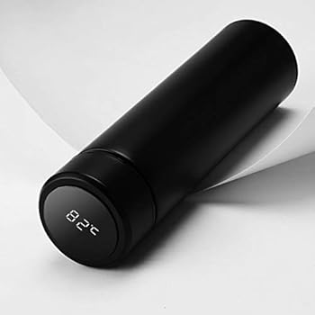 BITUBITU 17oz/500ml Smart Stainless Steel Water Bottle Double Walled Vacuum Insulated Cup Thermoses with LED Temperature Display