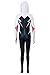 Newdong Adult Spider-Verse Spider-Gwen Gwenom Spandex Zentai Jumpsuit Cosplay Costume Outfit