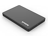 Nekteck 2.5-inch USB Type C 3.1 External HDD Hard Drive Disk Enclosure Case with USB C Interface for 9.5mm, 7mm HDD / SSD [ Optimized for SSD, Support UASP & SATA III] Tool-Free Design - Black