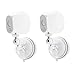 Wasserstein Smart Adjustable Indoor/Outdoor Security Suction Cup Wall Mount Compatible with Arlo, Arlo Pro/Pro 2/Pro 3/Pro 4, Arlo Ultra/Ultra 2, and Other Compatible Models (2 Pack, White)