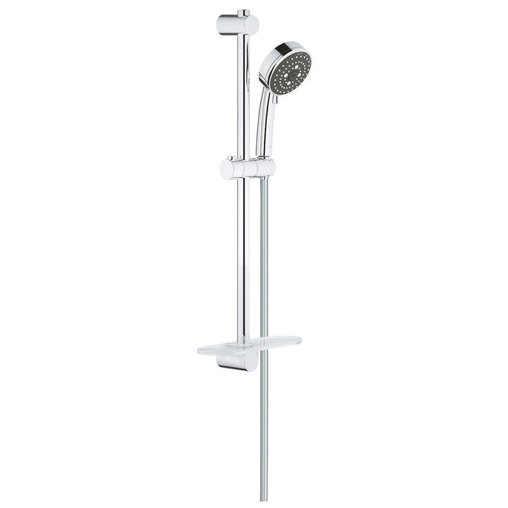 GROHE 26097000 Vitalio Comfort 100 Shower Rail Set with 3 Spray Options